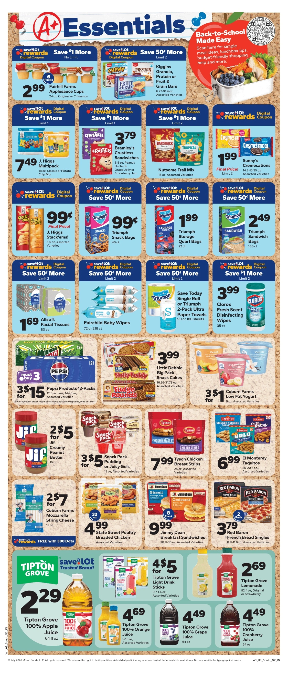 Save a Lot Food Stores flyer page 2