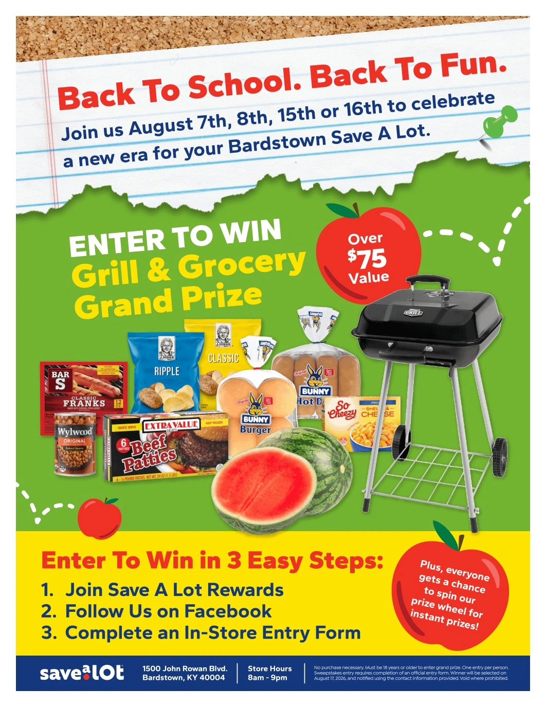 Save a Lot Food Stores flyer page 1