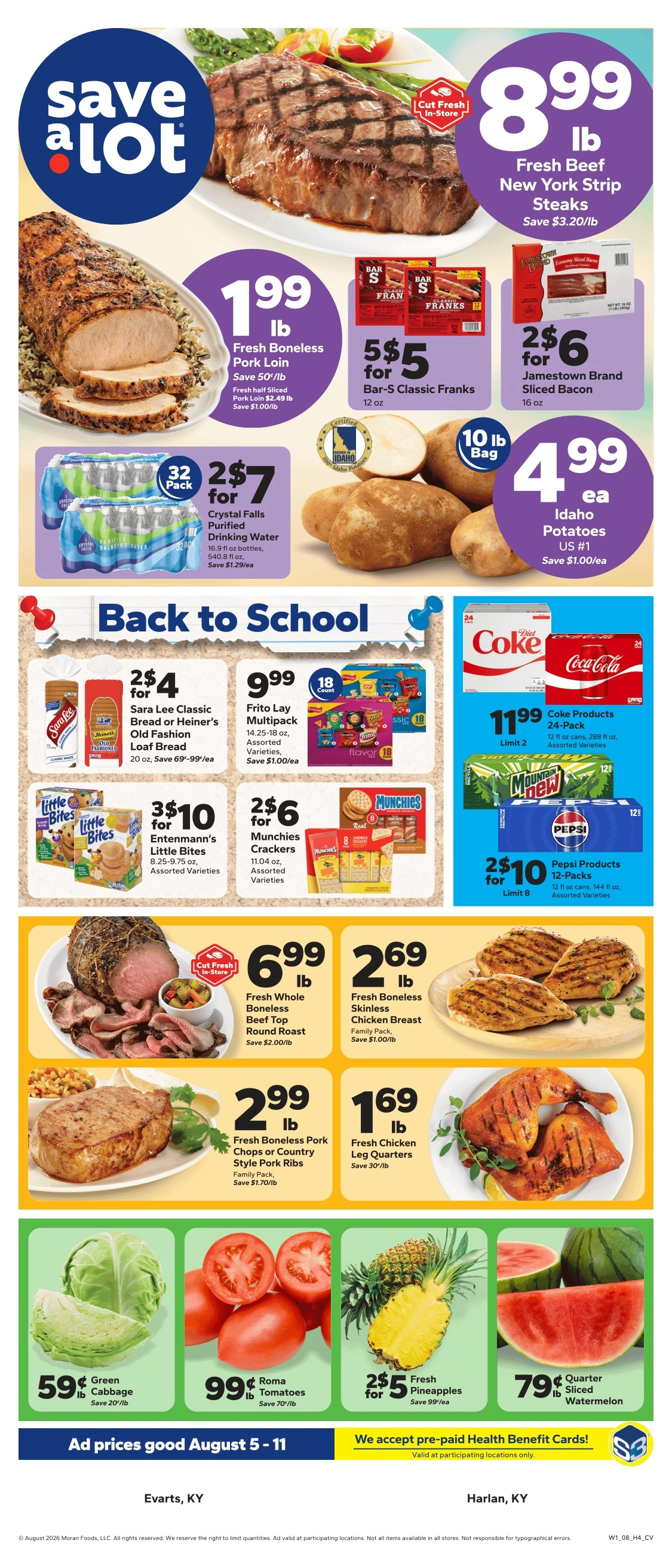 Save a Lot Food Stores flyer page 1