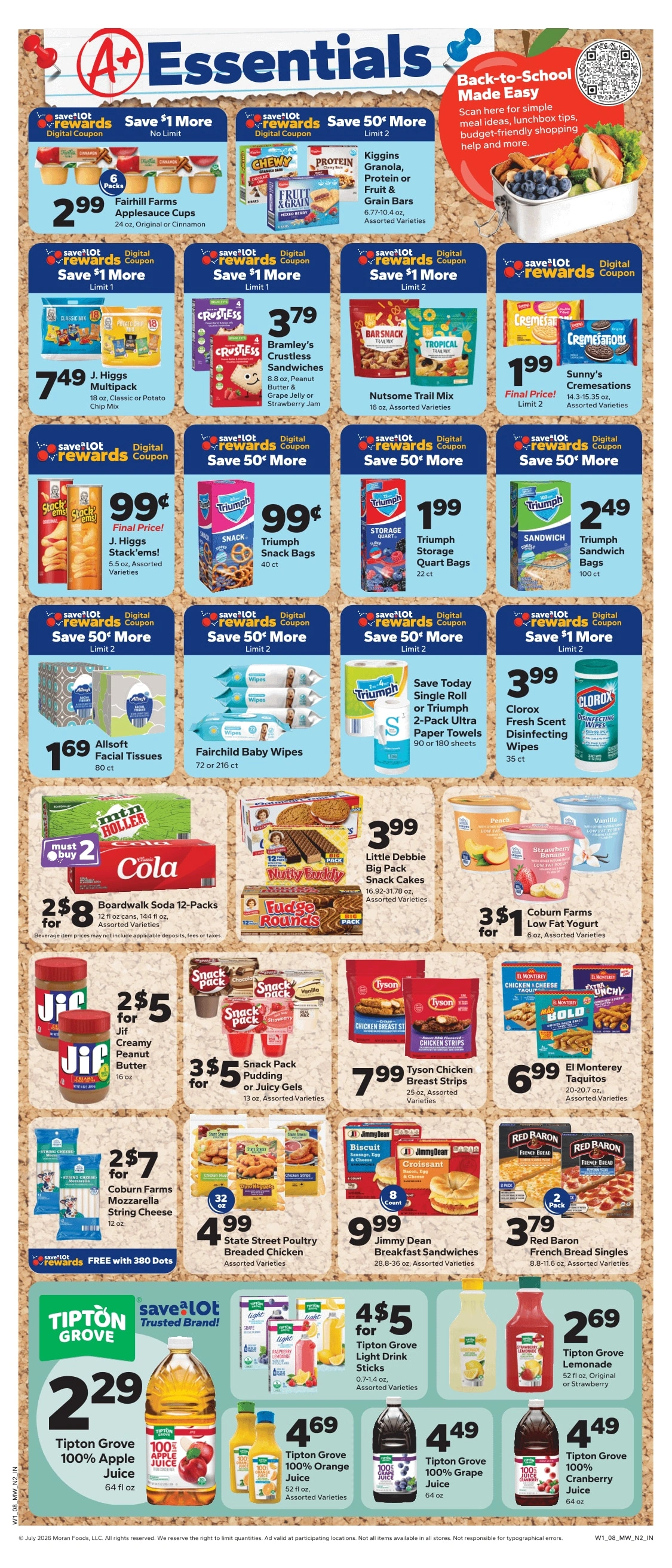 Save a Lot Food Stores flyer page 2