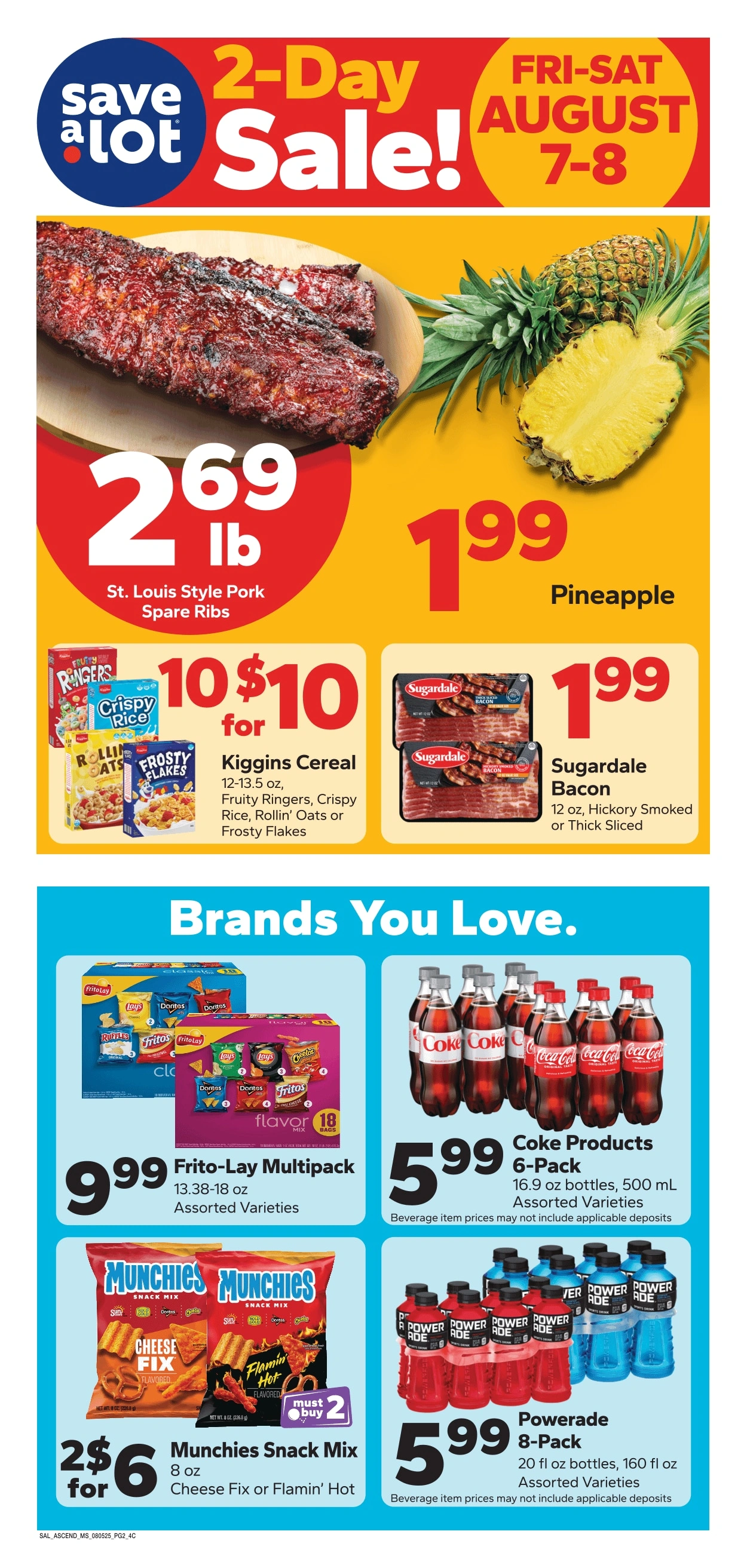 Save a Lot Food Stores flyer page 2