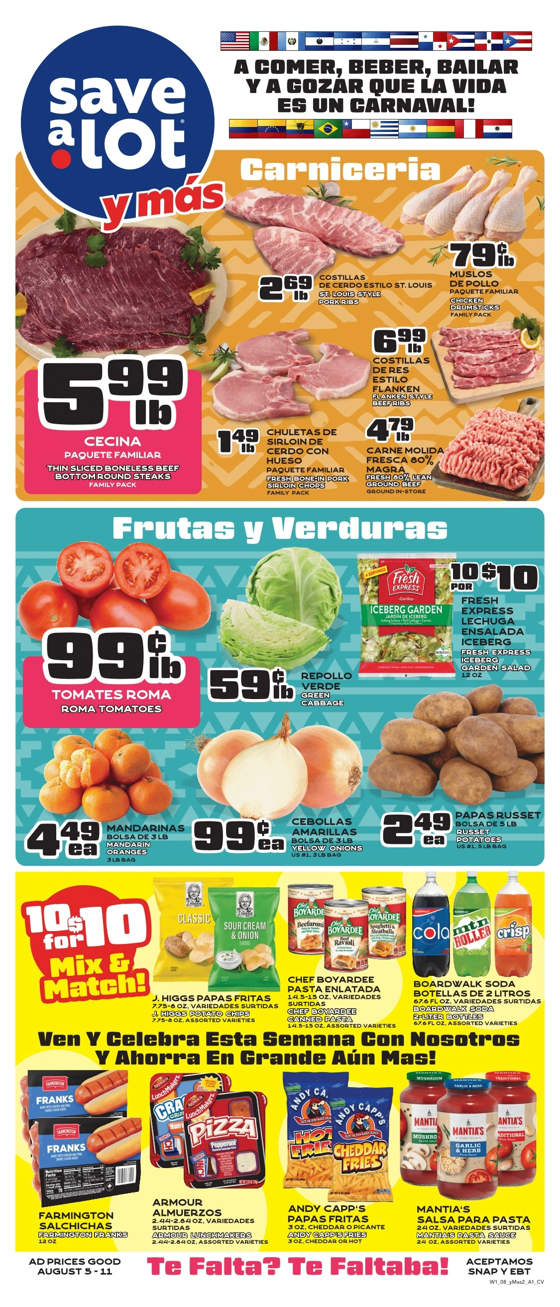 Save a Lot Food Stores flyer page 1