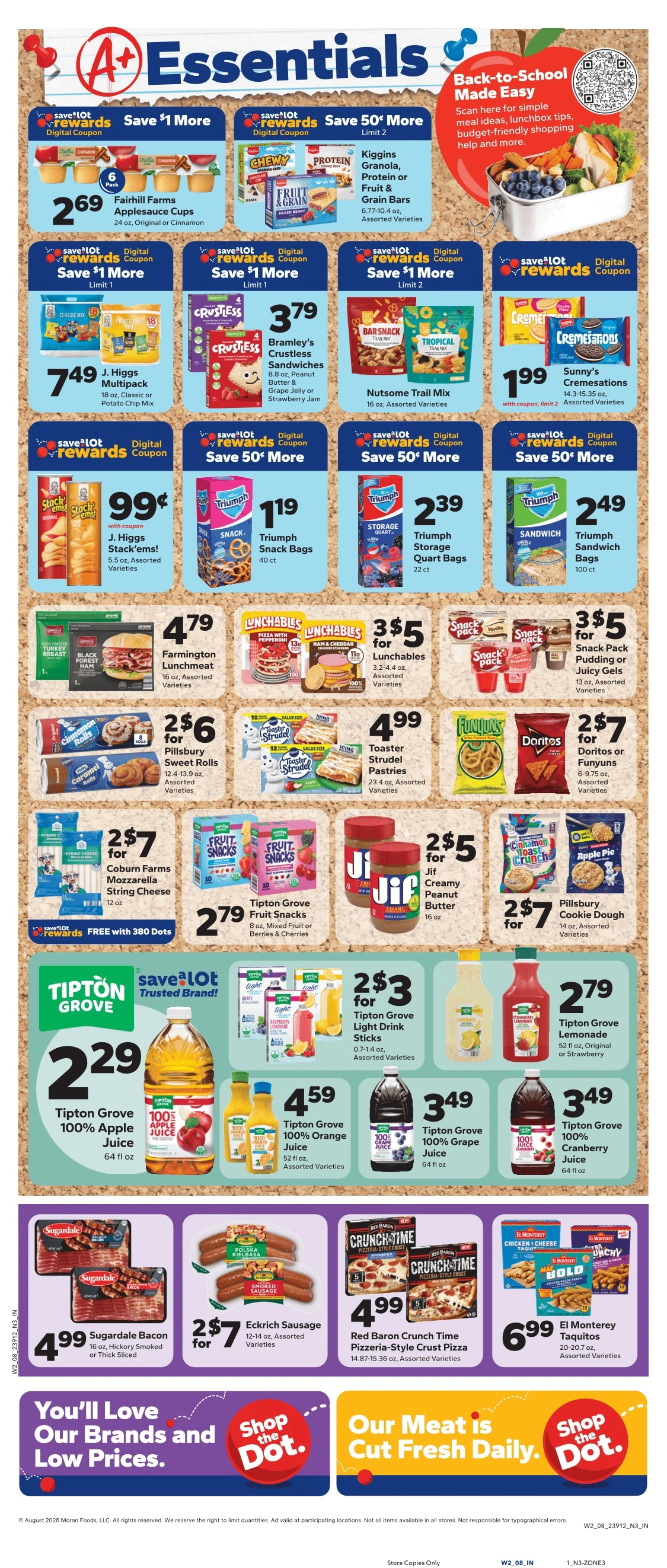 Save a Lot Food Stores flyer page 2