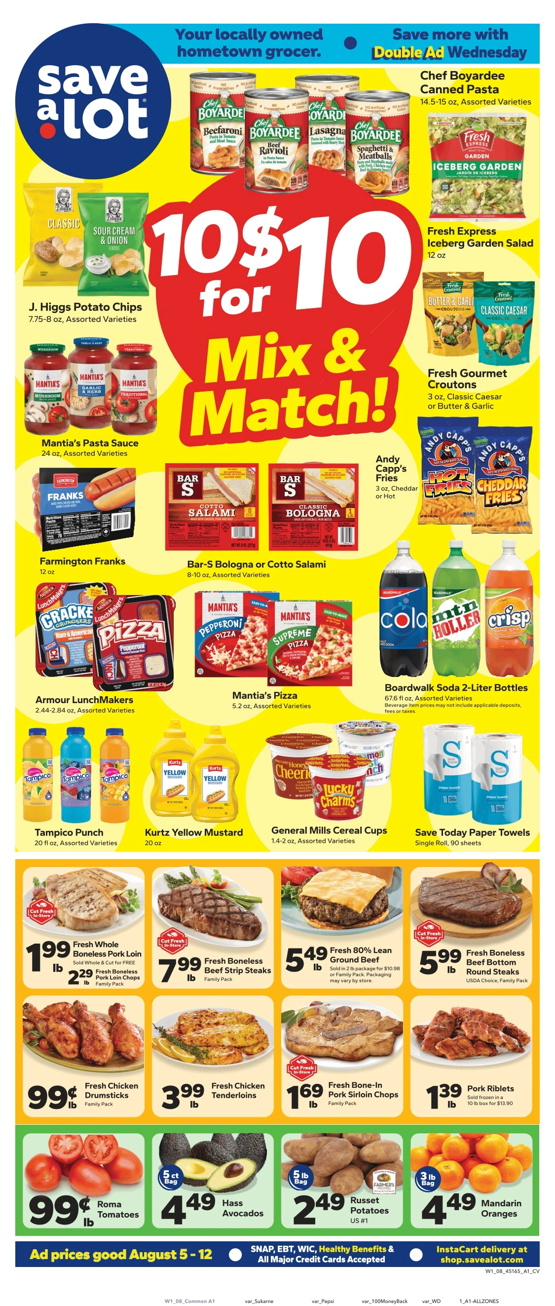 Save a Lot Food Stores flyer page 1