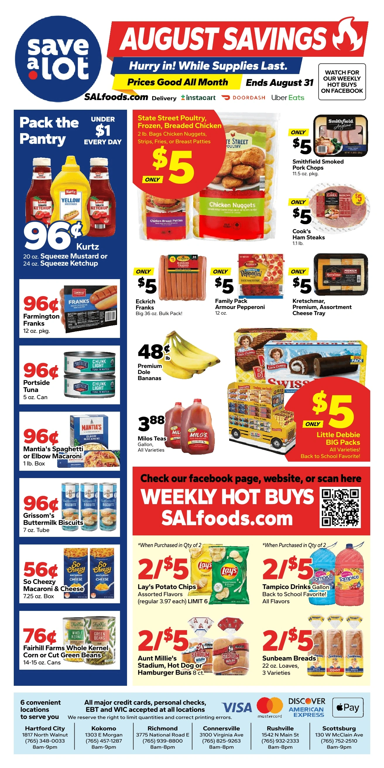 Save a Lot Food Stores flyer page 1