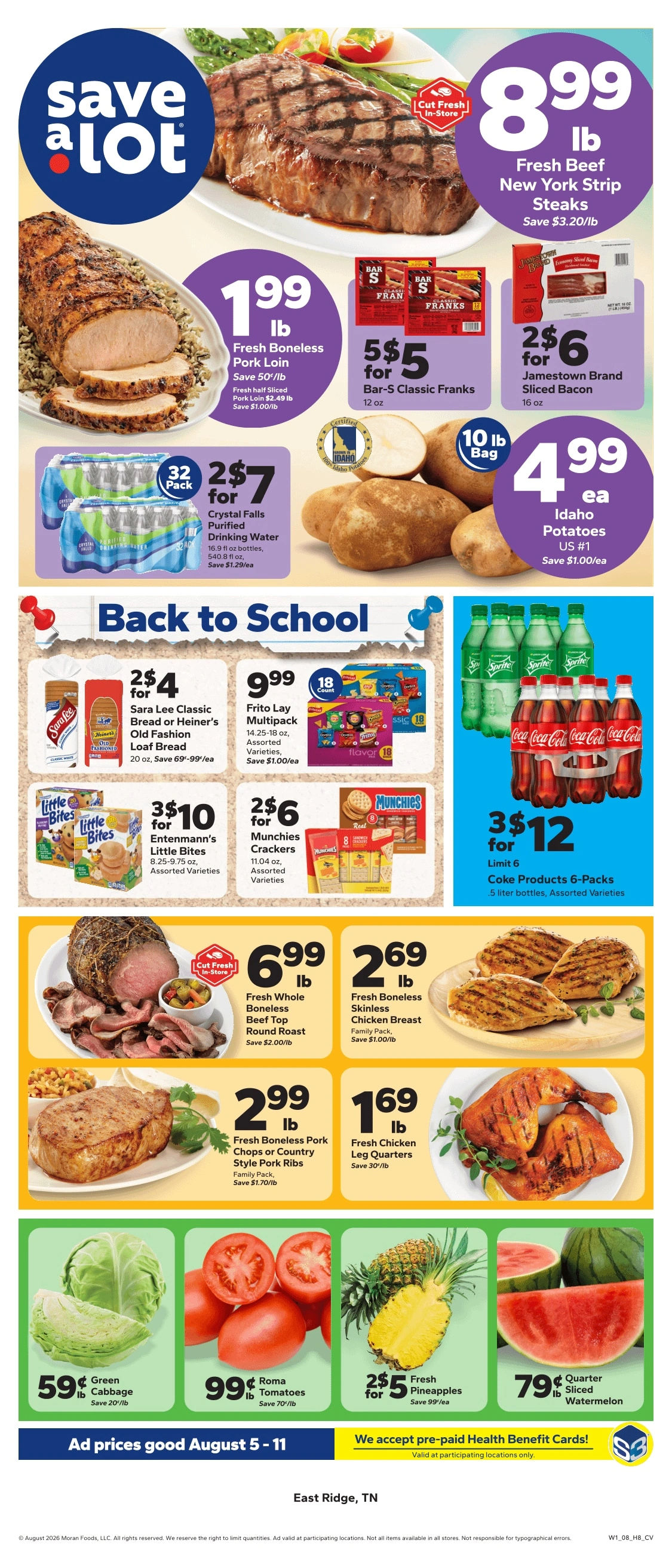 Save a Lot Food Stores flyer page 1