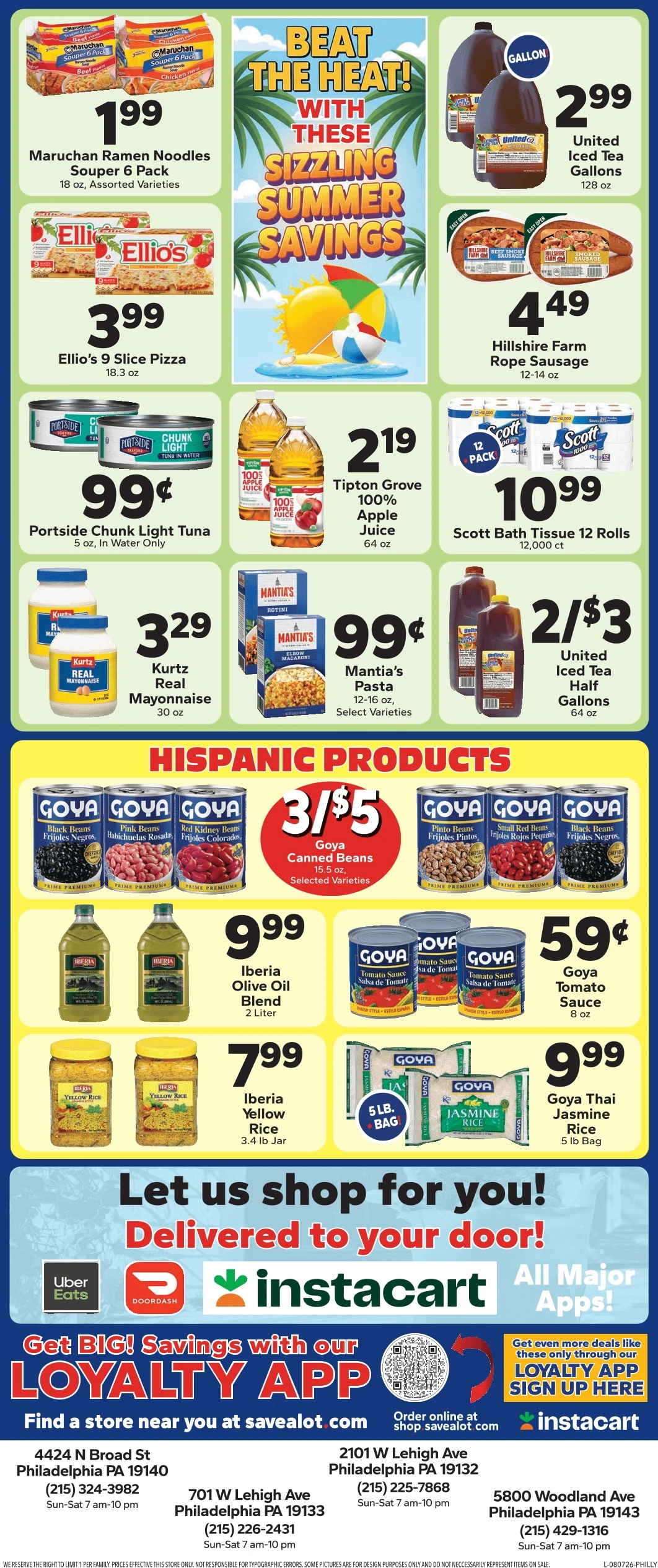 Save a Lot Food Stores flyer page 2