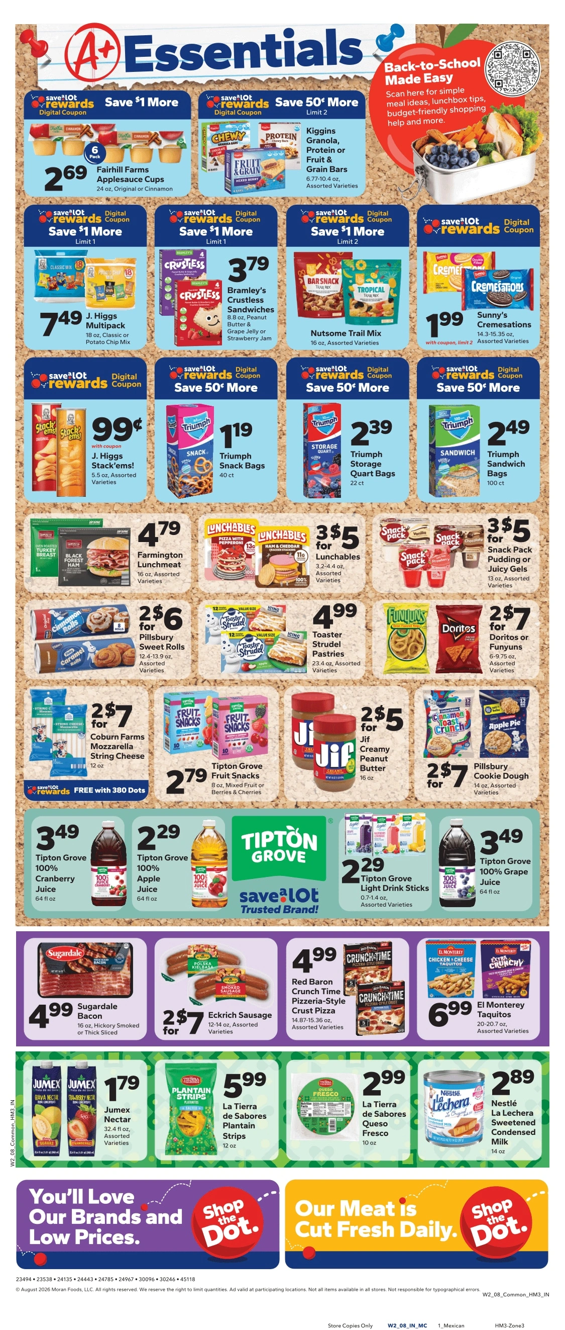 Save a Lot Food Stores flyer page 2