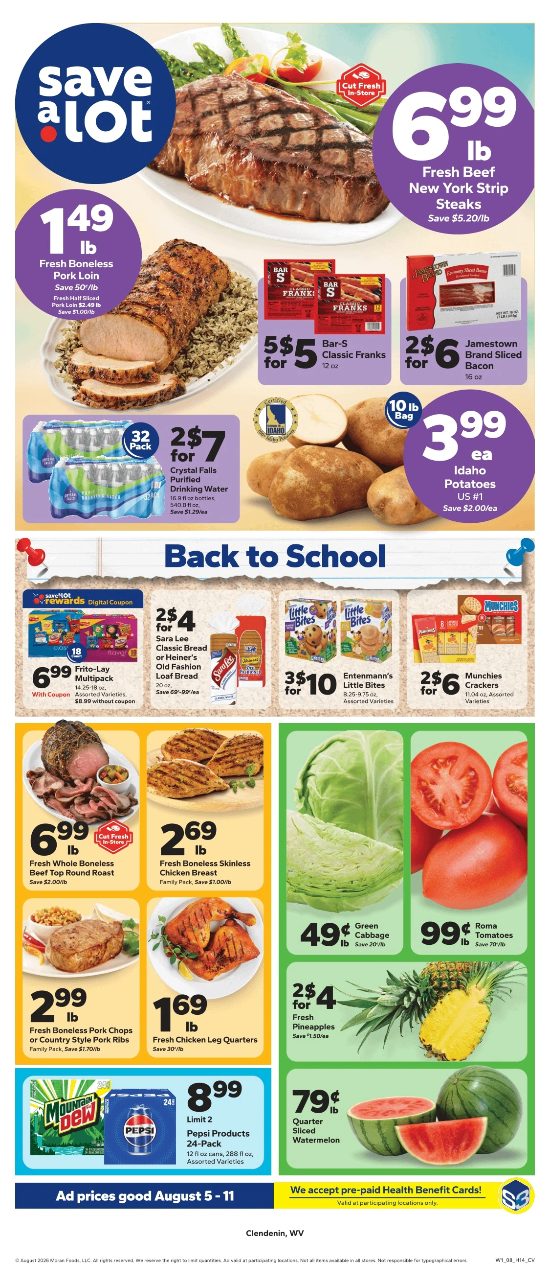 Save a Lot Food Stores flyer page 1
