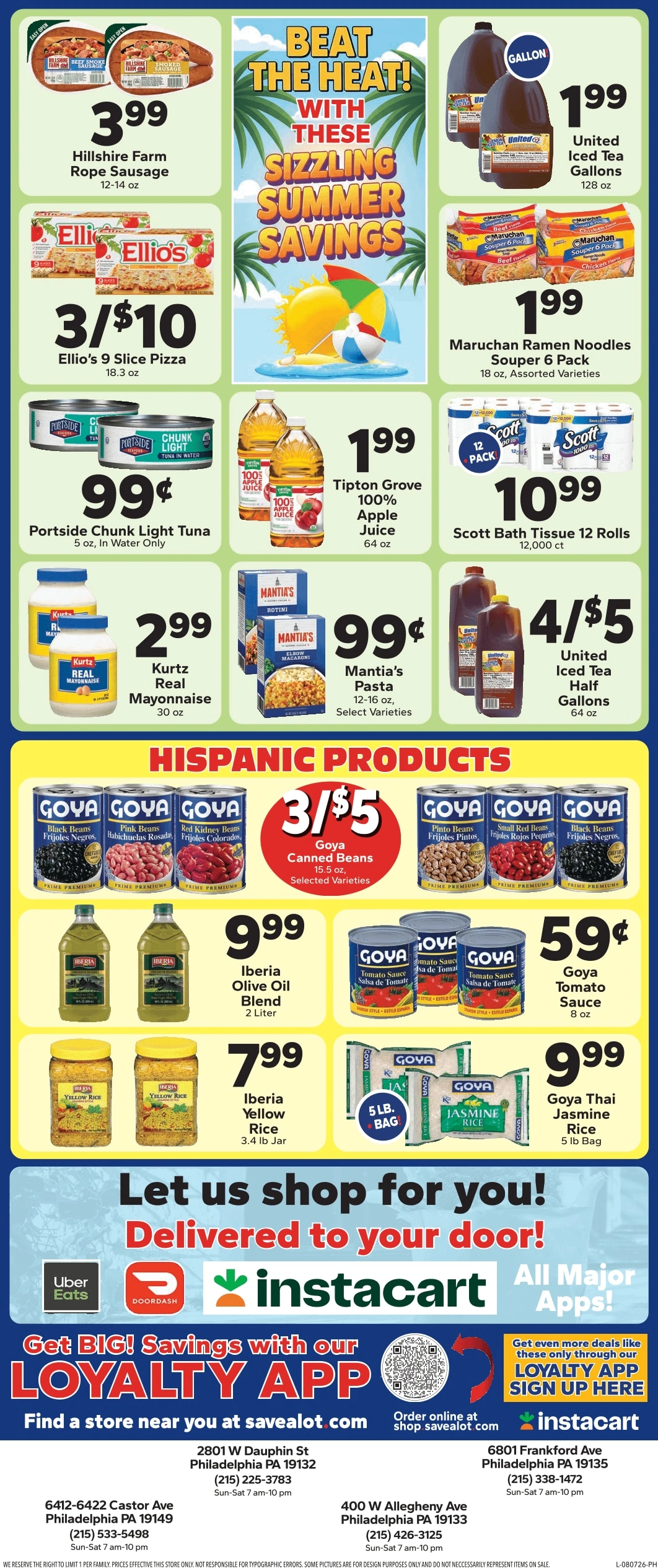 Save a Lot Food Stores flyer page 2