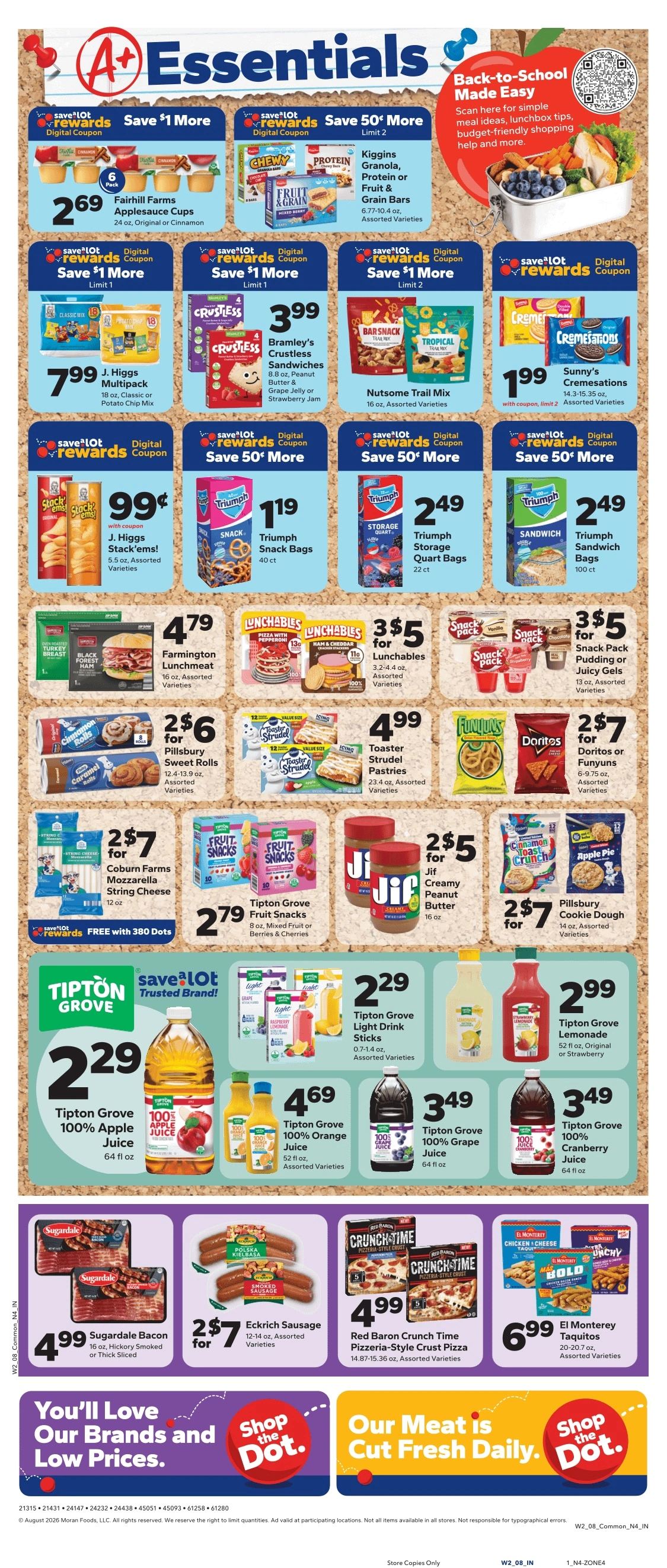 Save a Lot Food Stores flyer page 2
