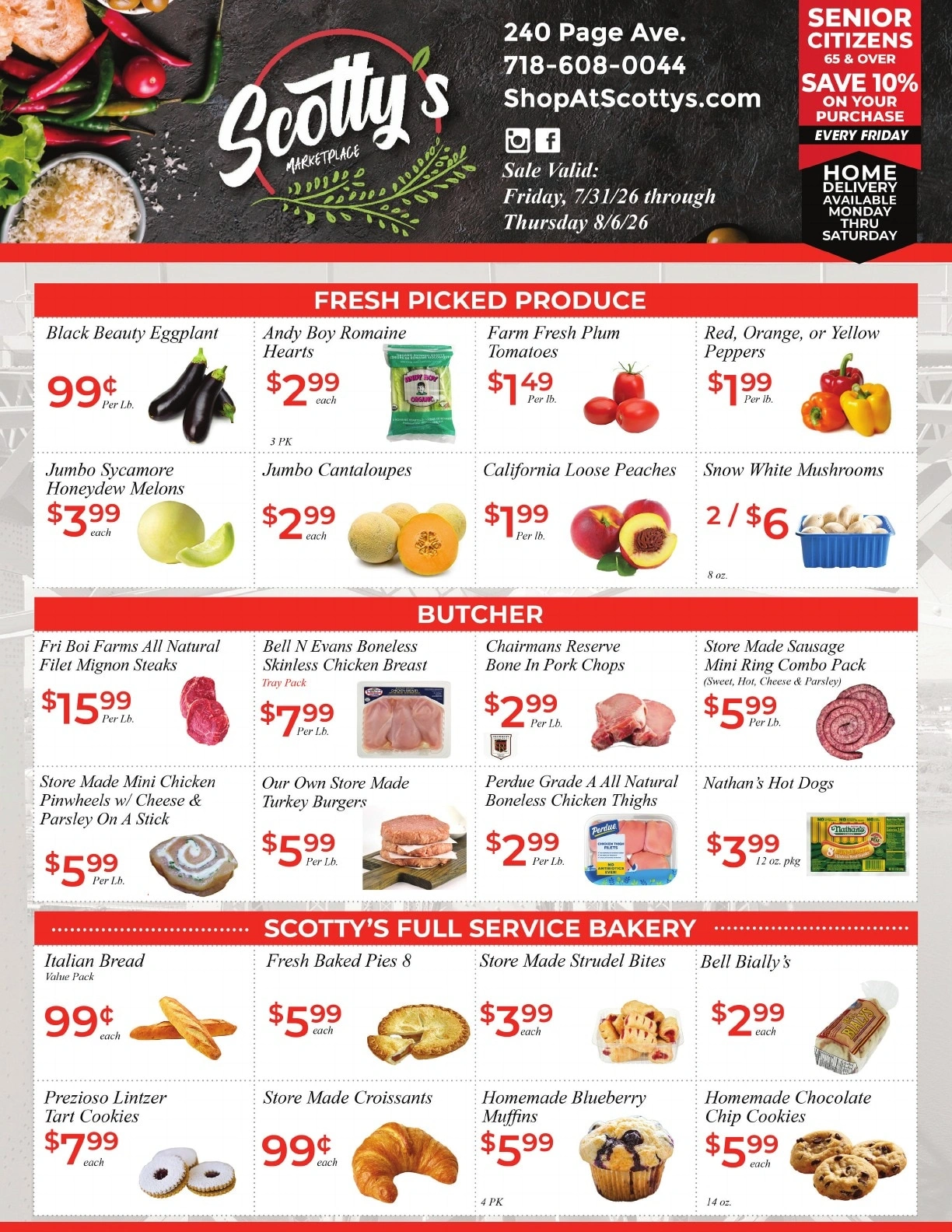 Scotty's Marketplace flyer page 1