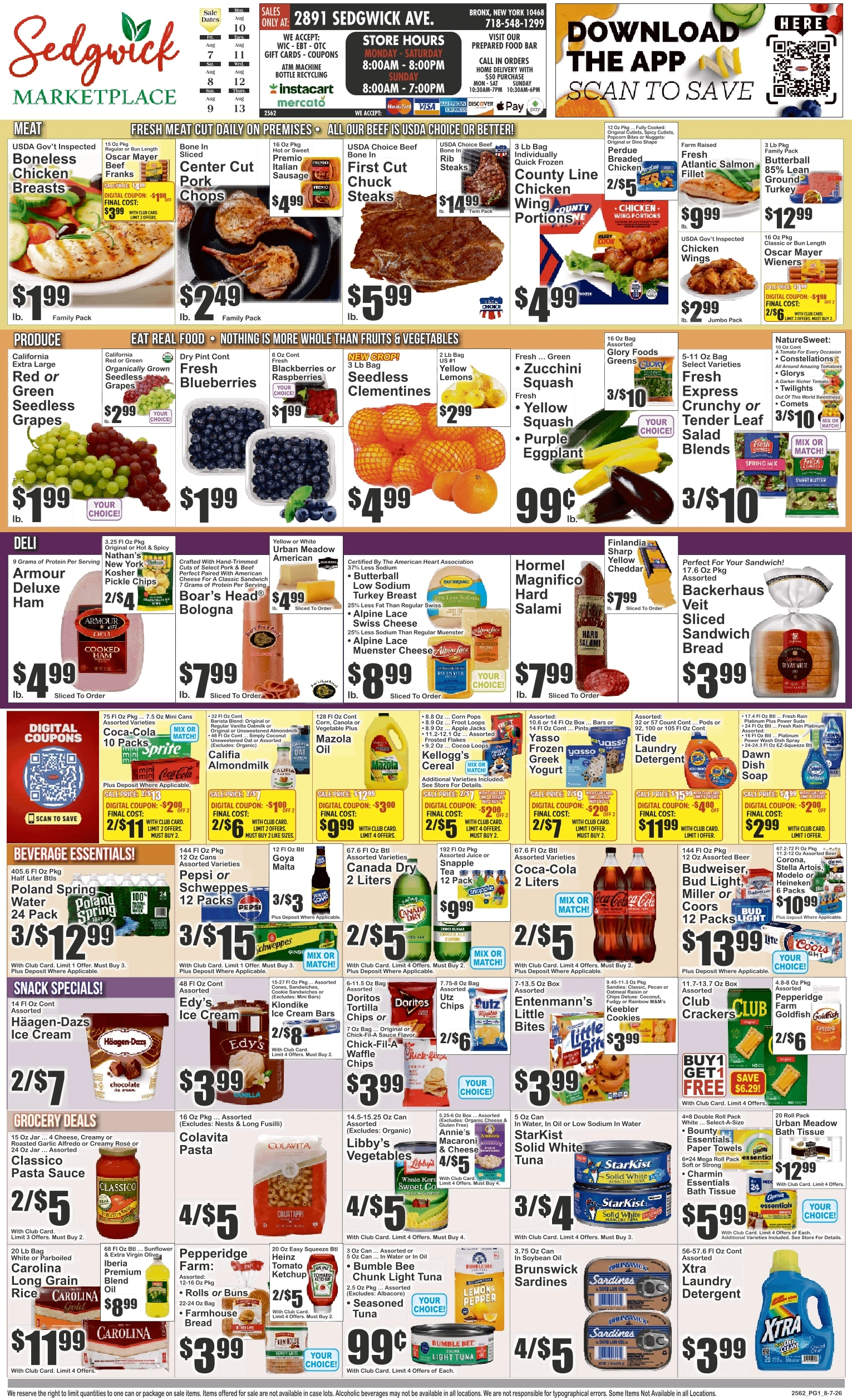 Sedgwick Marketplace flyer page 1