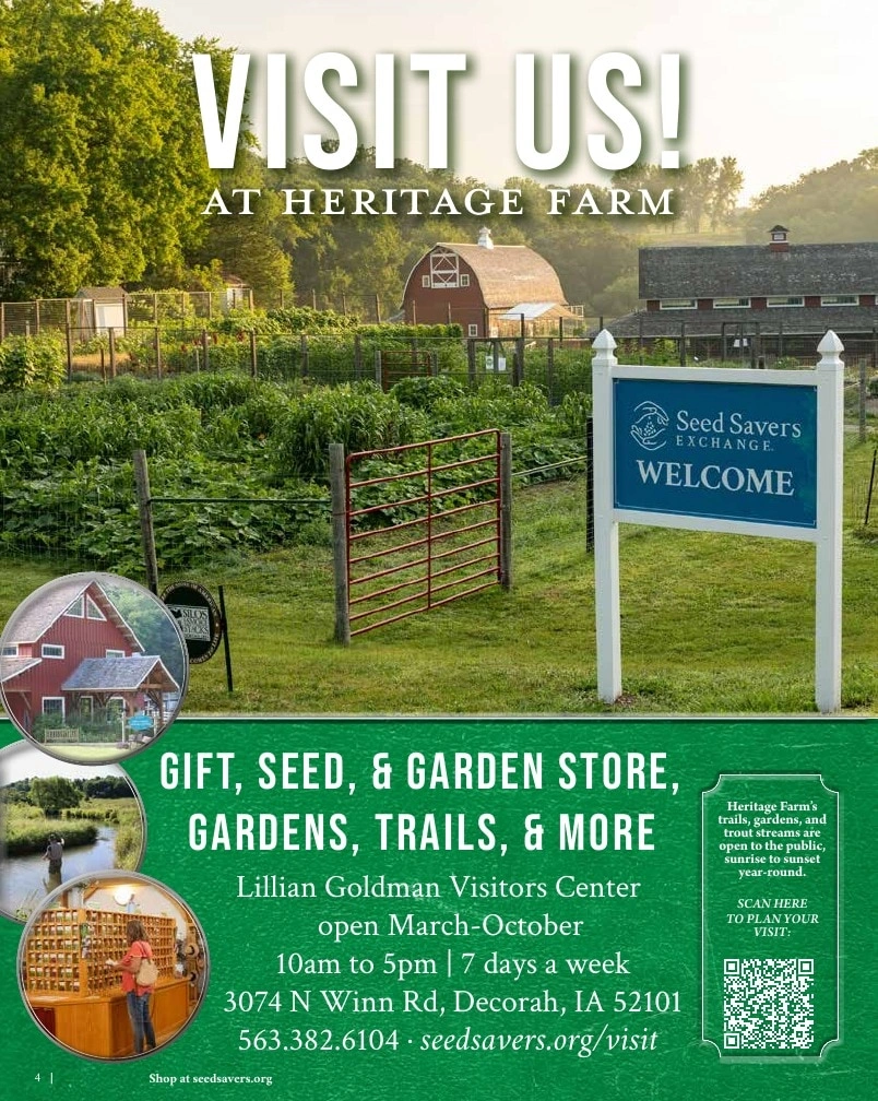 Seed Savers Exchange flyer page 4