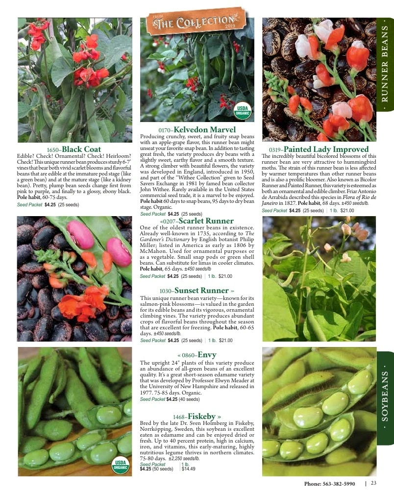 Seed Savers Exchange flyer page 23
