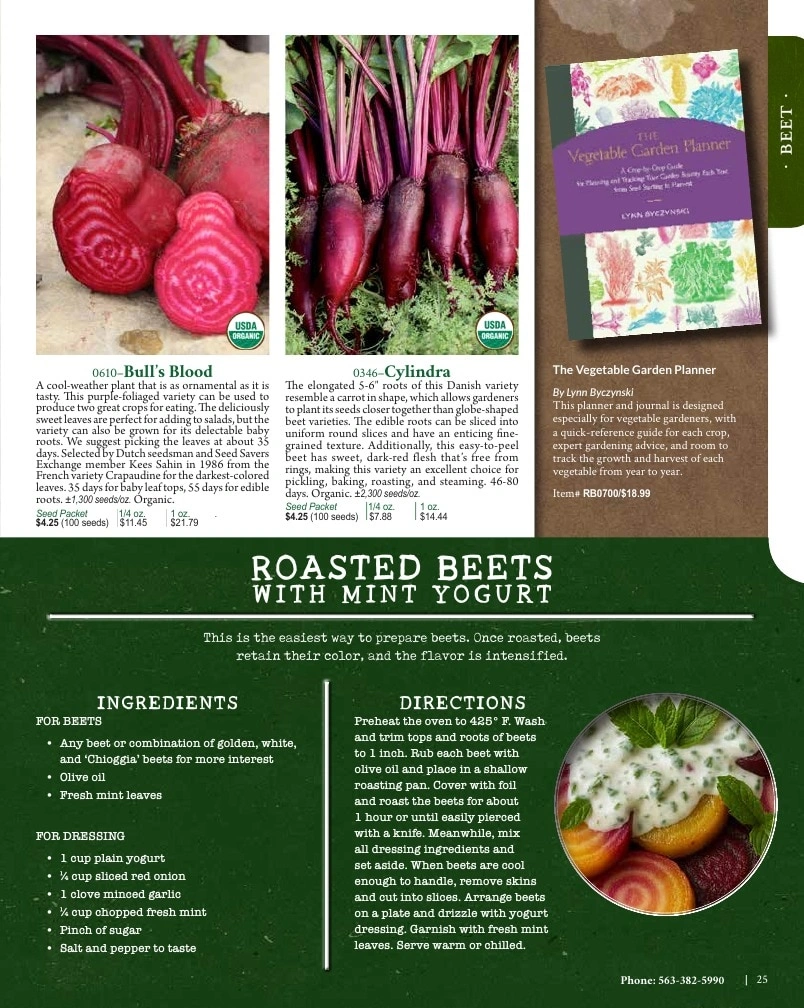 Seed Savers Exchange flyer page 25