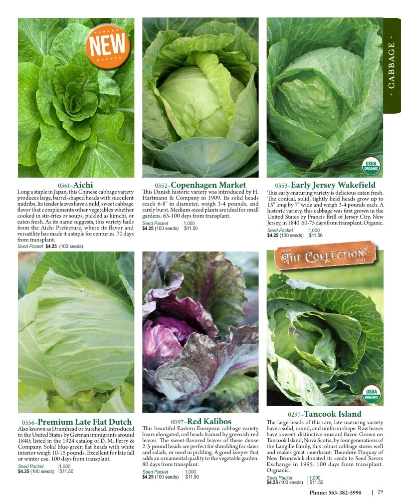 Seed Savers Exchange flyer page 29