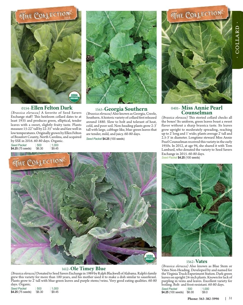 Seed Savers Exchange flyer page 31