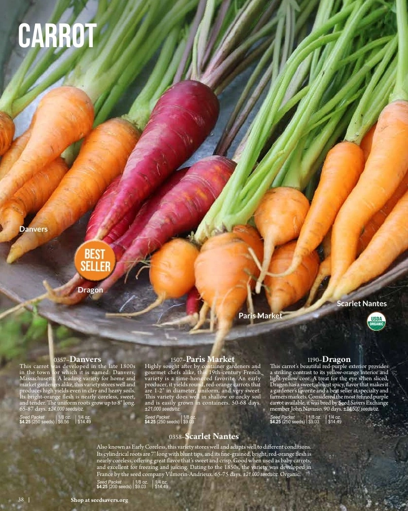 Seed Savers Exchange flyer page 38