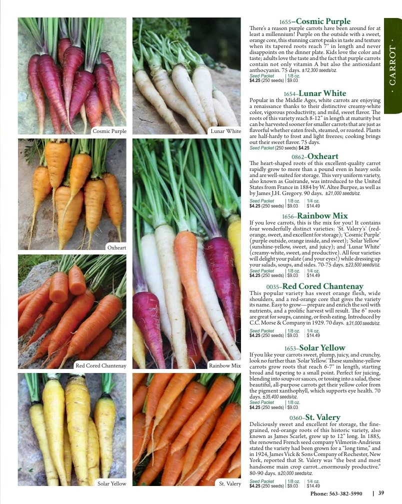 Seed Savers Exchange flyer page 39