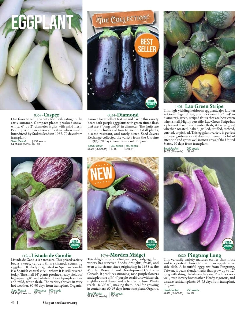 Seed Savers Exchange flyer page 46