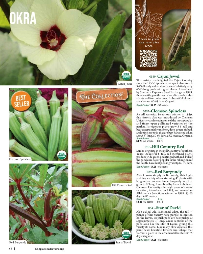 Seed Savers Exchange flyer page 62