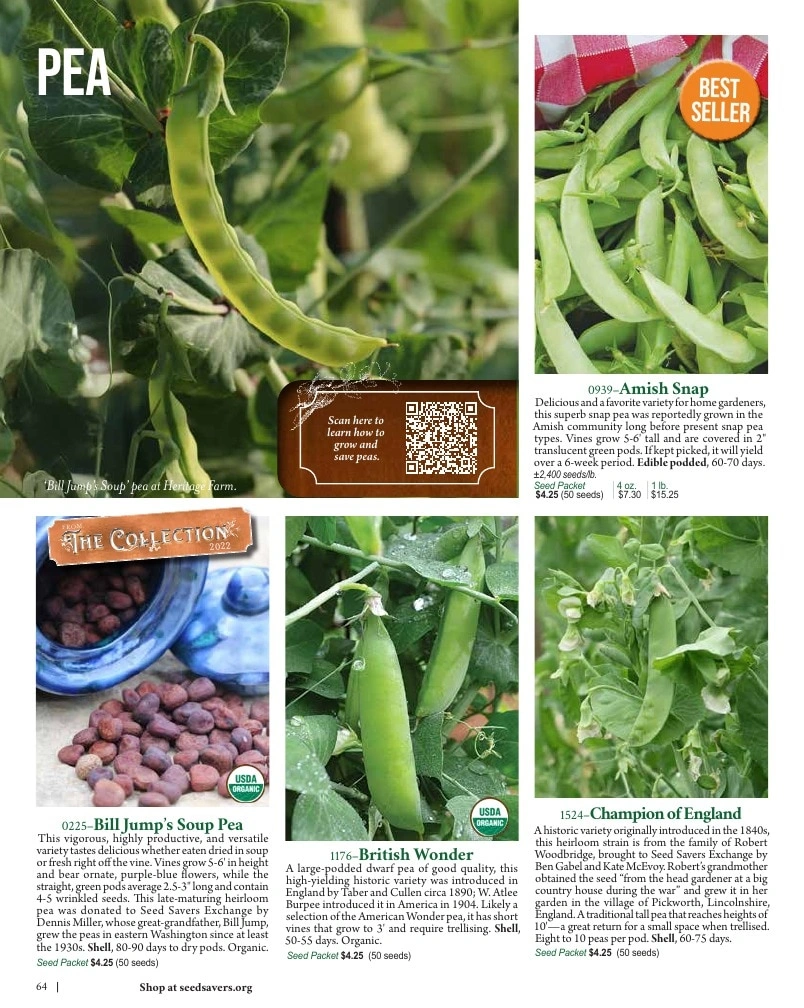 Seed Savers Exchange flyer page 64