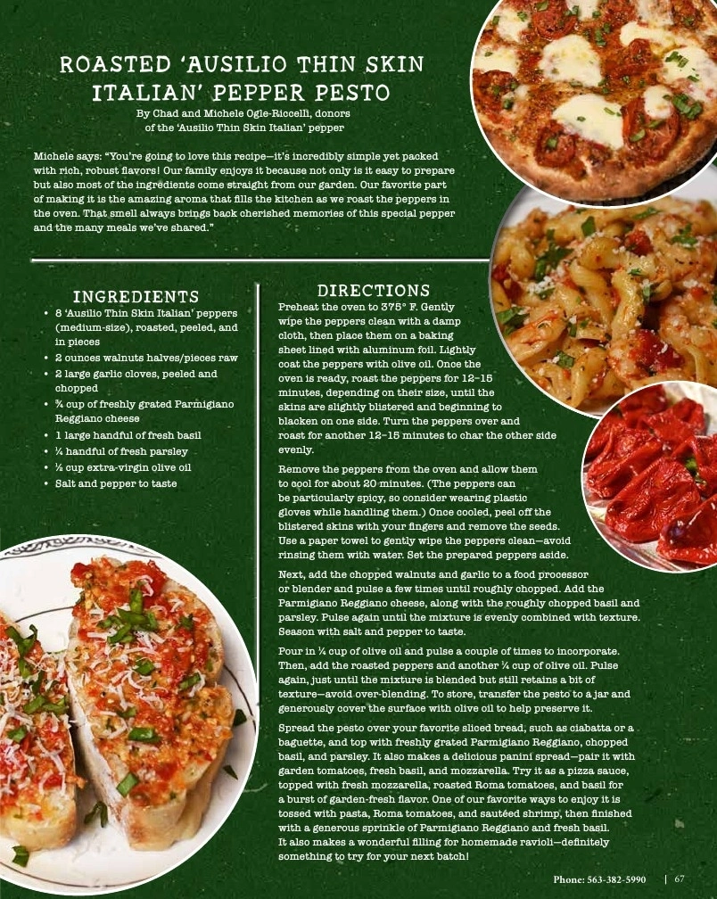 Seed Savers Exchange flyer page 67