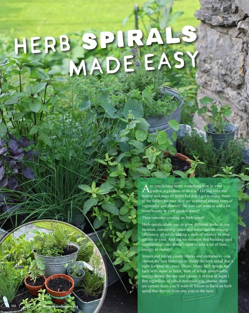 Seed Savers Exchange flyer page 108