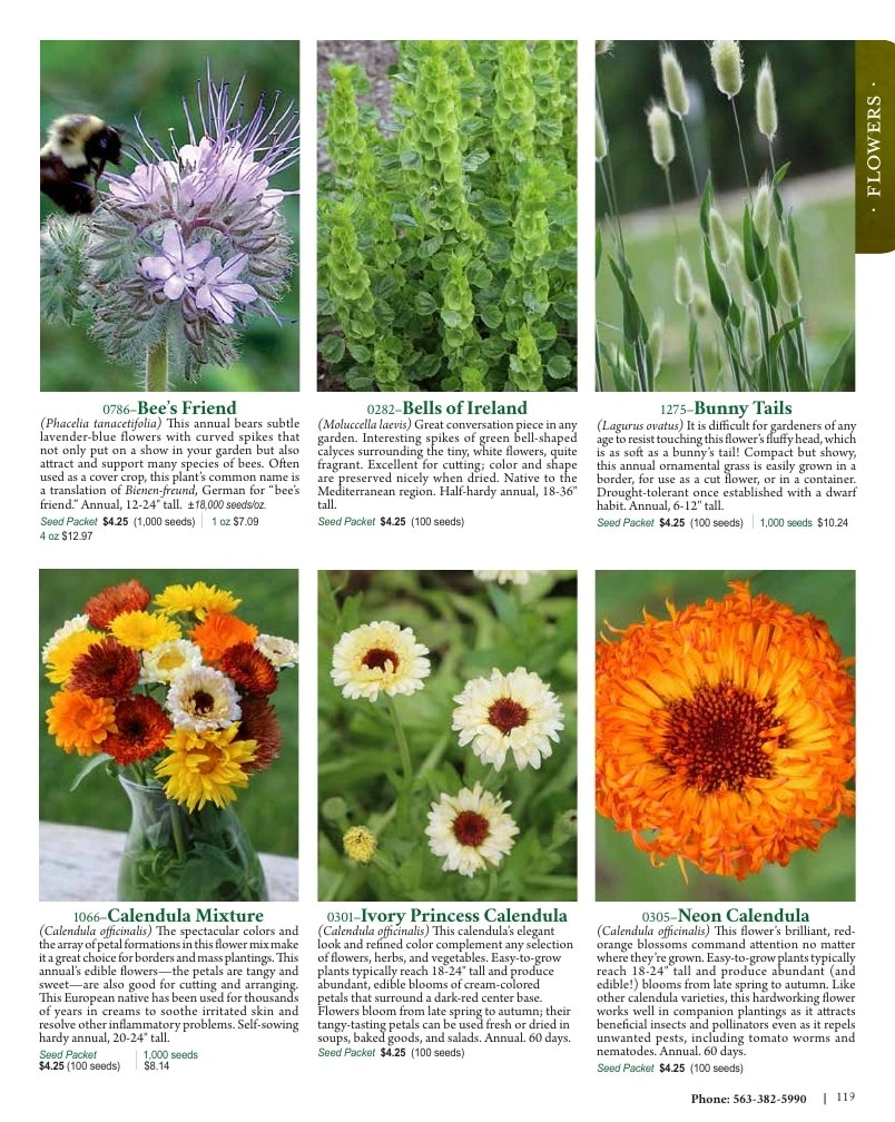 Seed Savers Exchange flyer page 119
