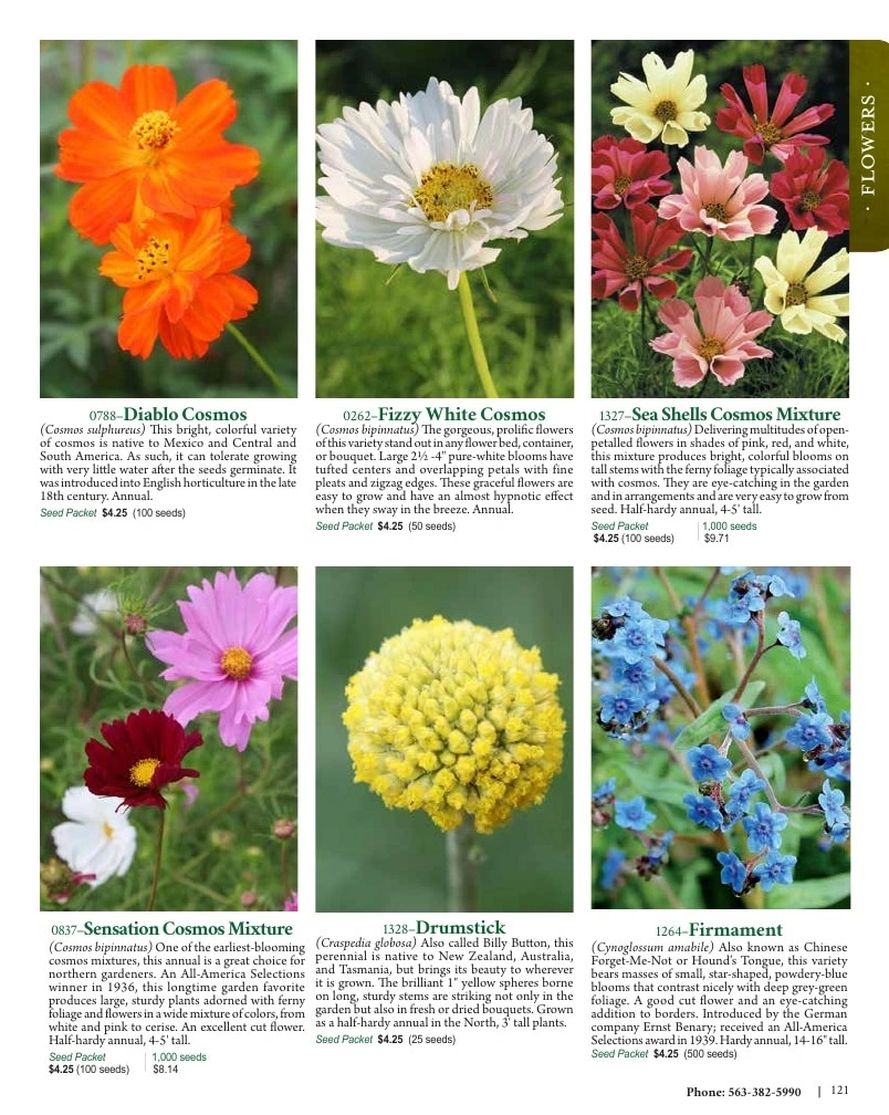 Seed Savers Exchange flyer page 121