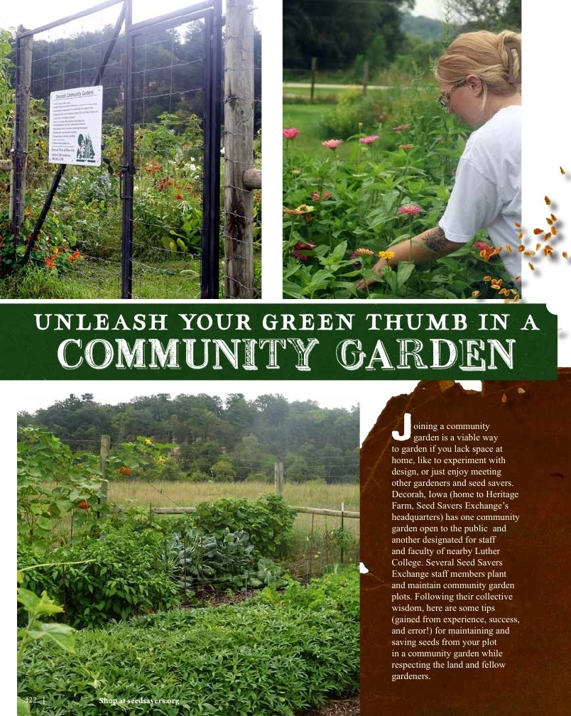 Seed Savers Exchange flyer page 122