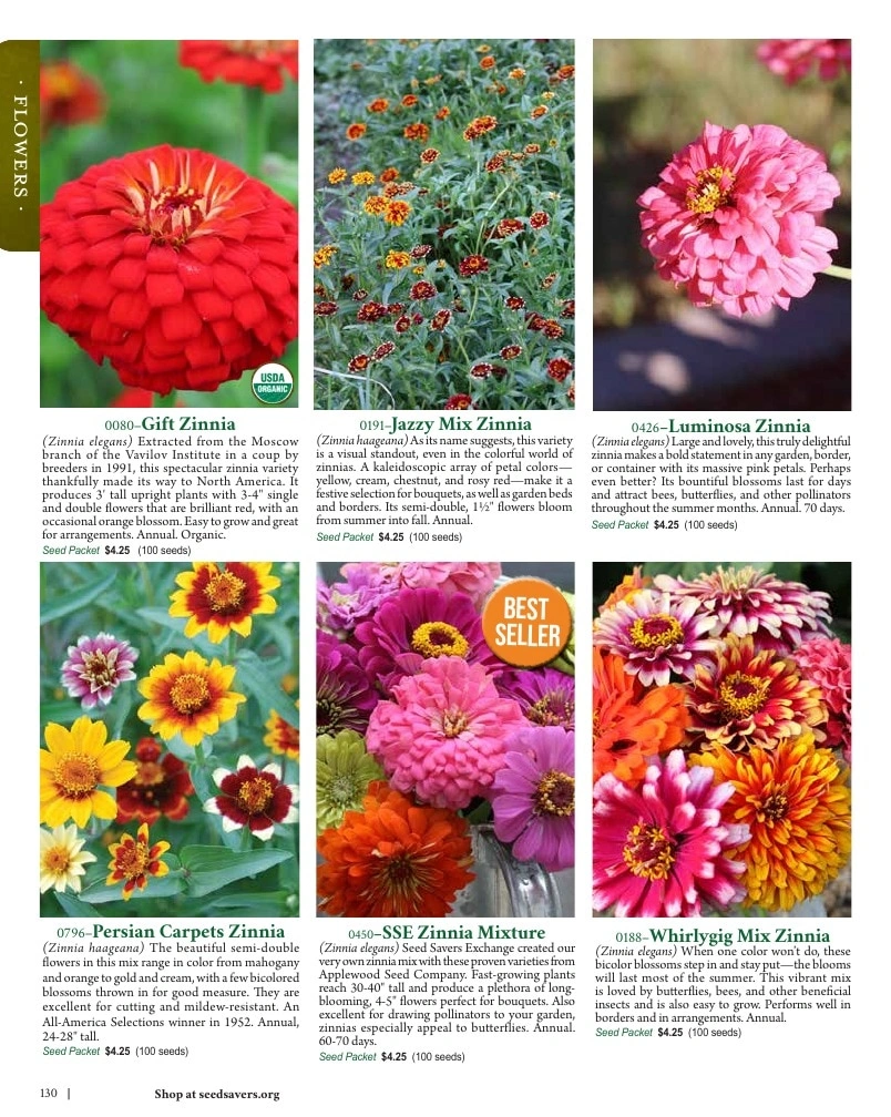 Seed Savers Exchange flyer page 130