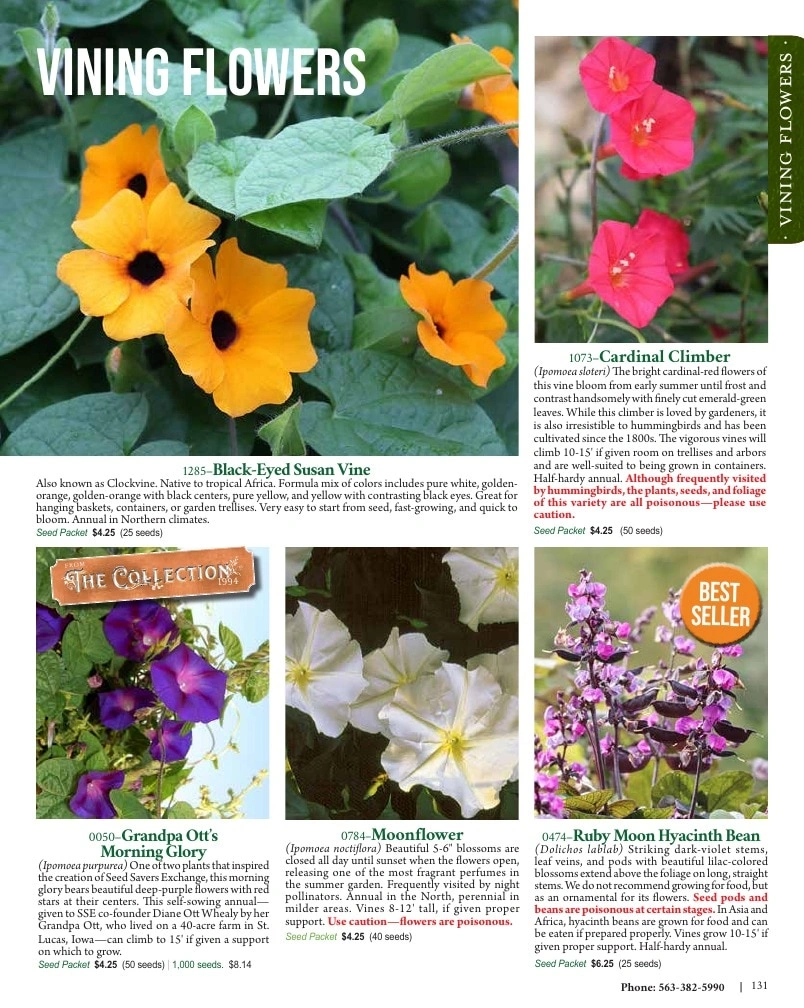 Seed Savers Exchange flyer page 131