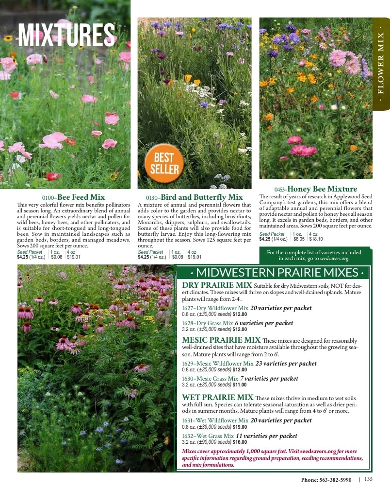 Seed Savers Exchange flyer page 135