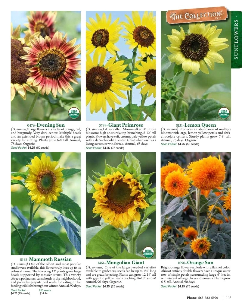 Seed Savers Exchange flyer page 137
