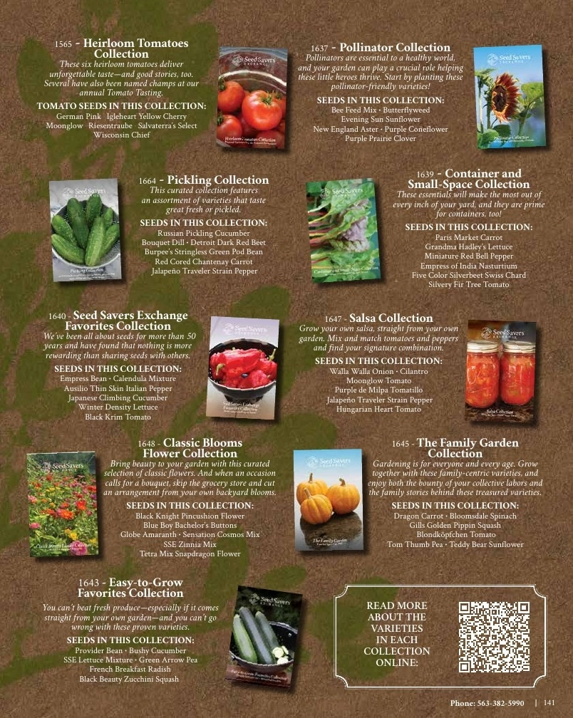 Seed Savers Exchange flyer page 141
