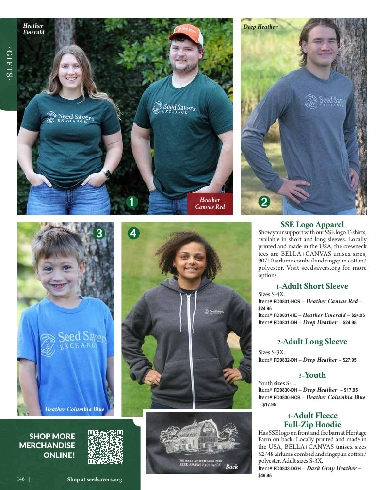 Seed Savers Exchange flyer page 146