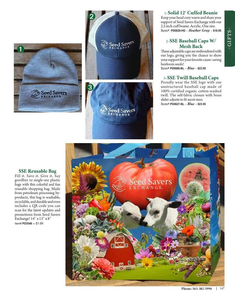 Seed Savers Exchange flyer page 147