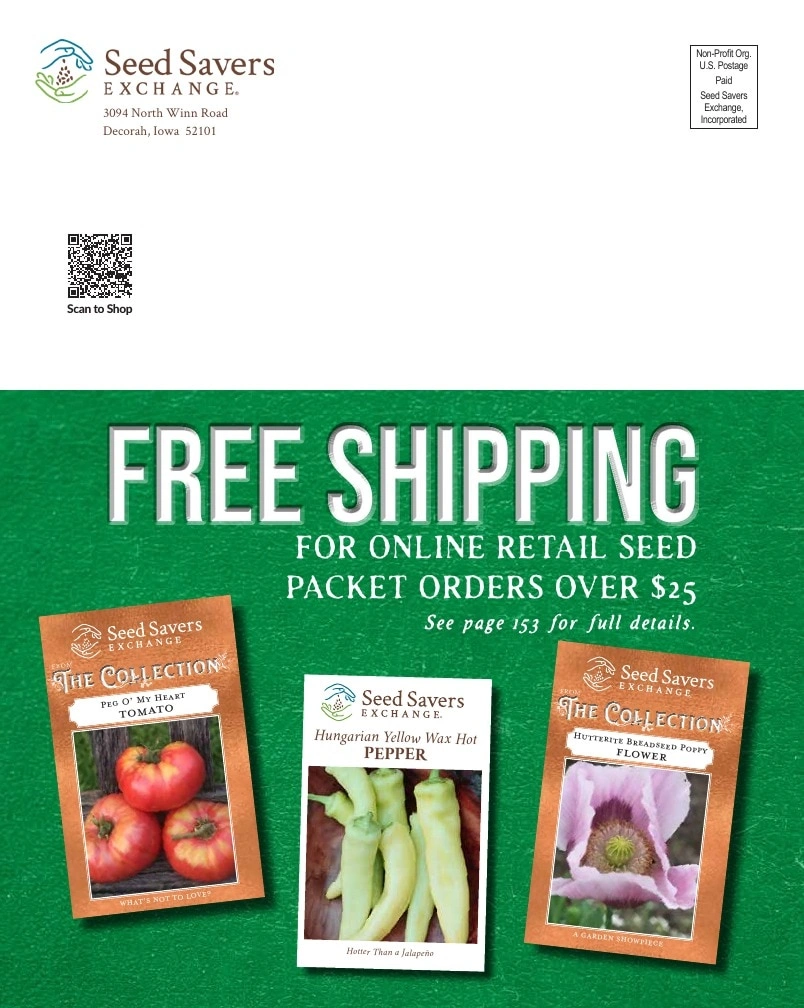 Seed Savers Exchange flyer page 156