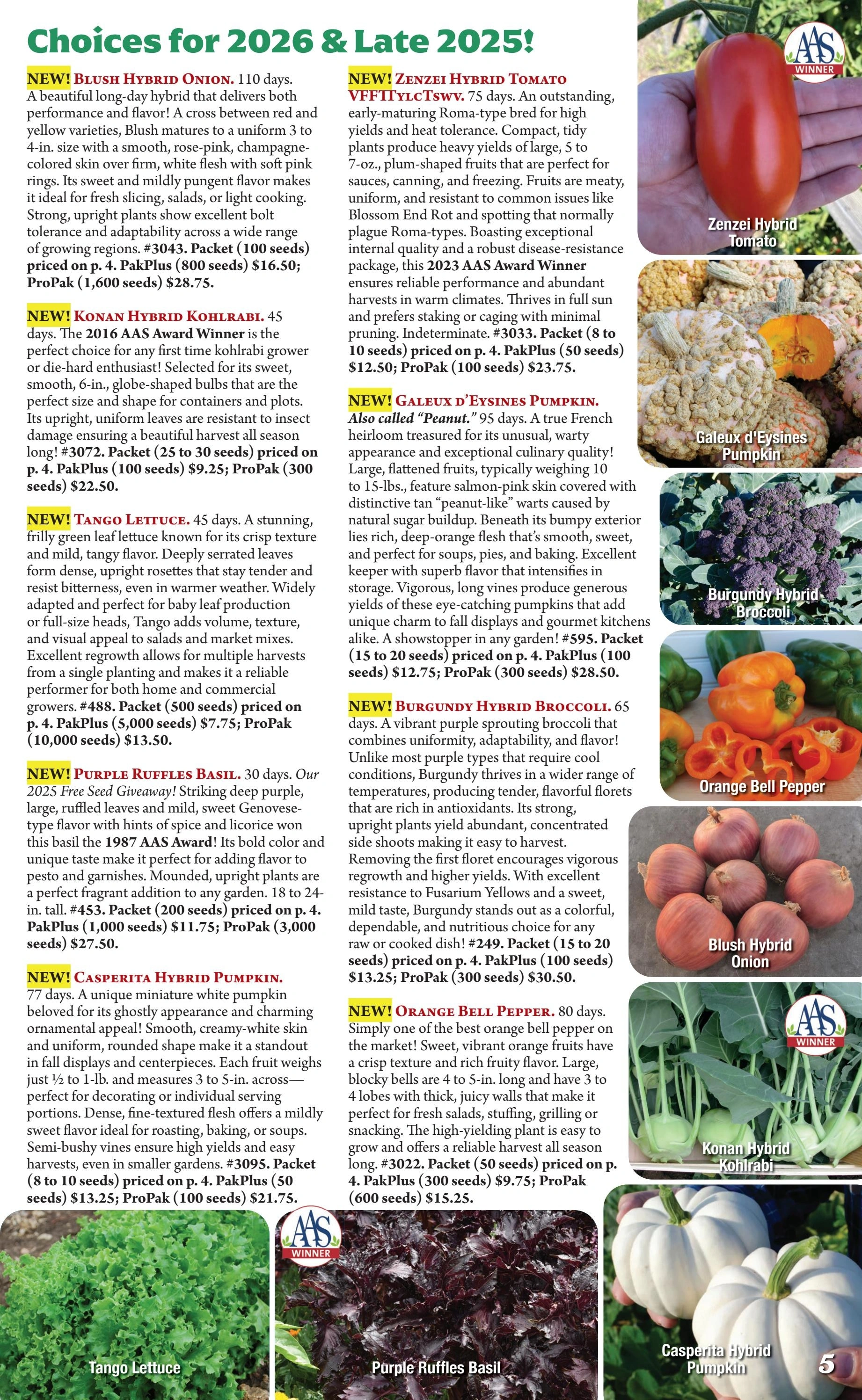 Seeds 'n Such flyer page 5