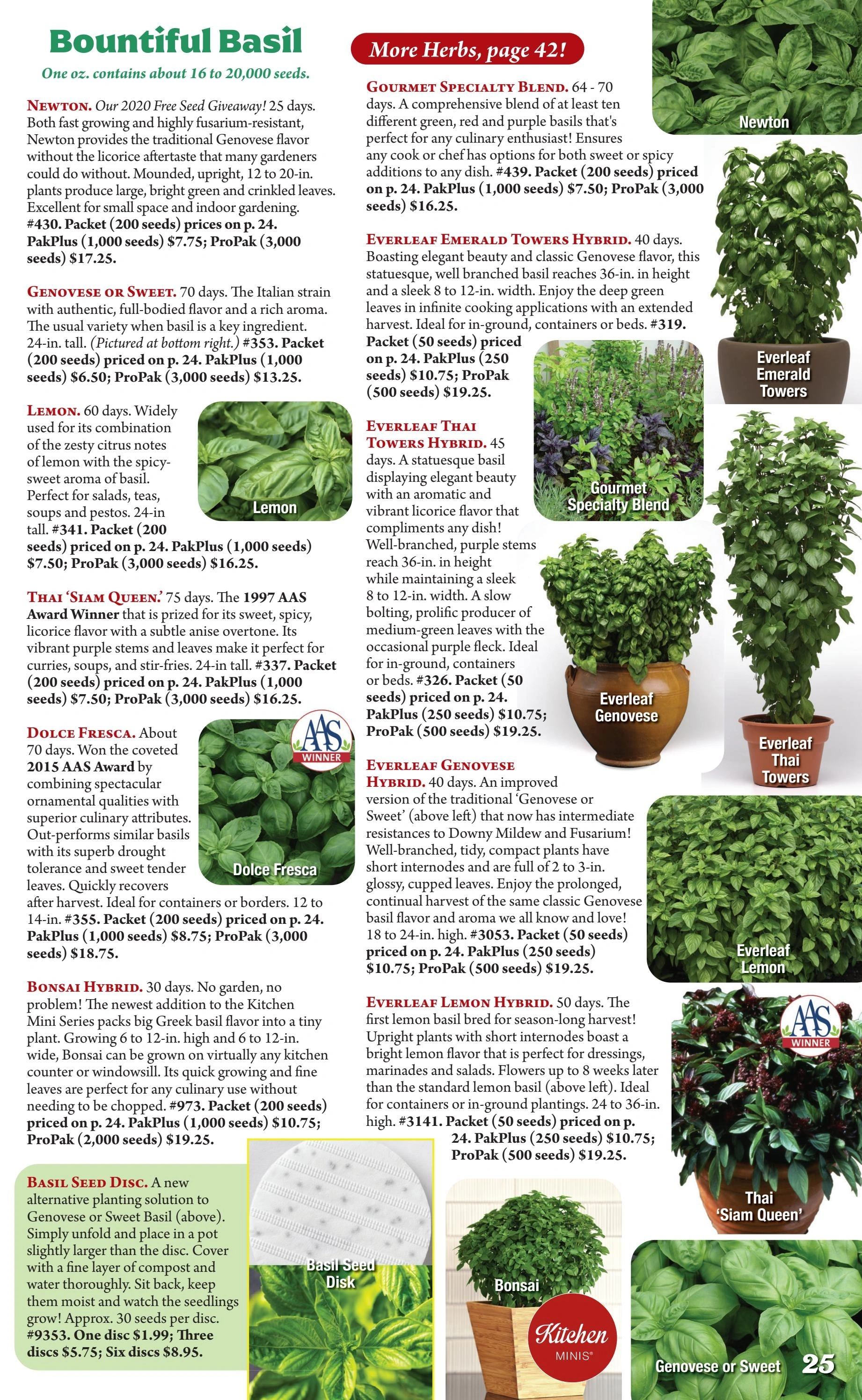 Seeds 'n Such flyer page 25