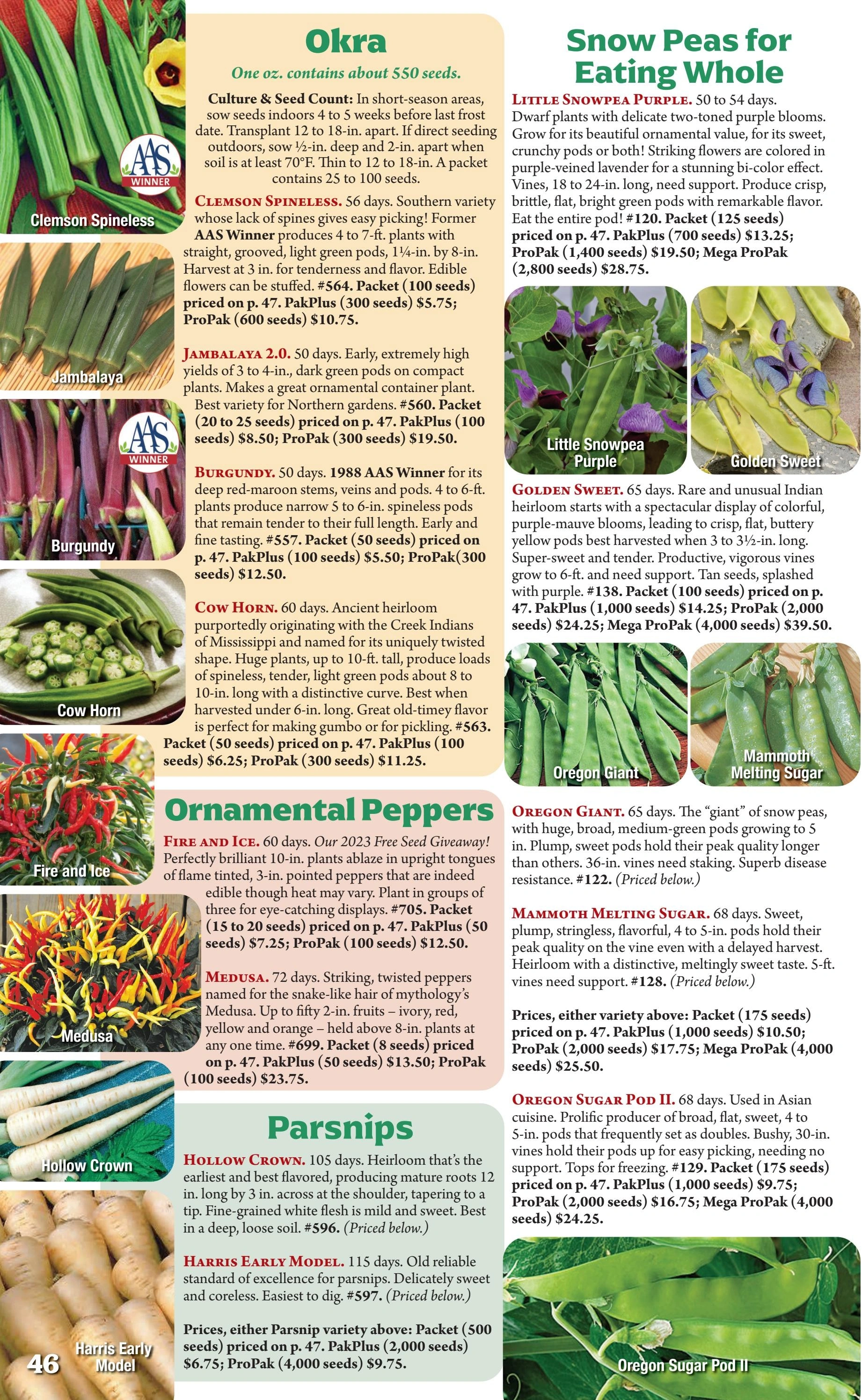 Seeds 'n Such flyer page 46