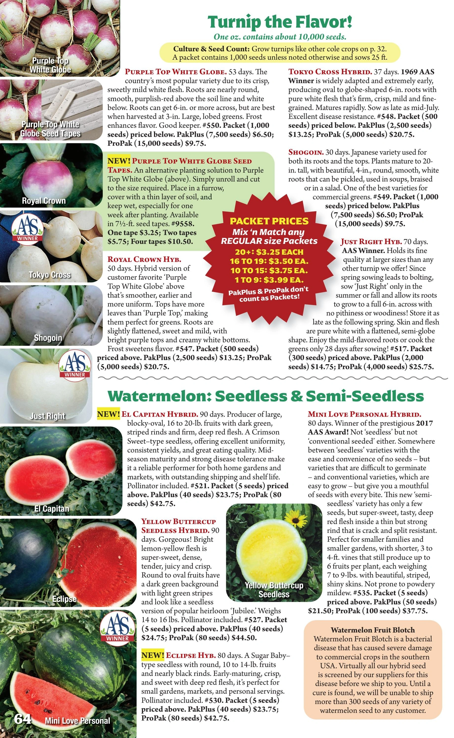 Seeds 'n Such flyer page 64