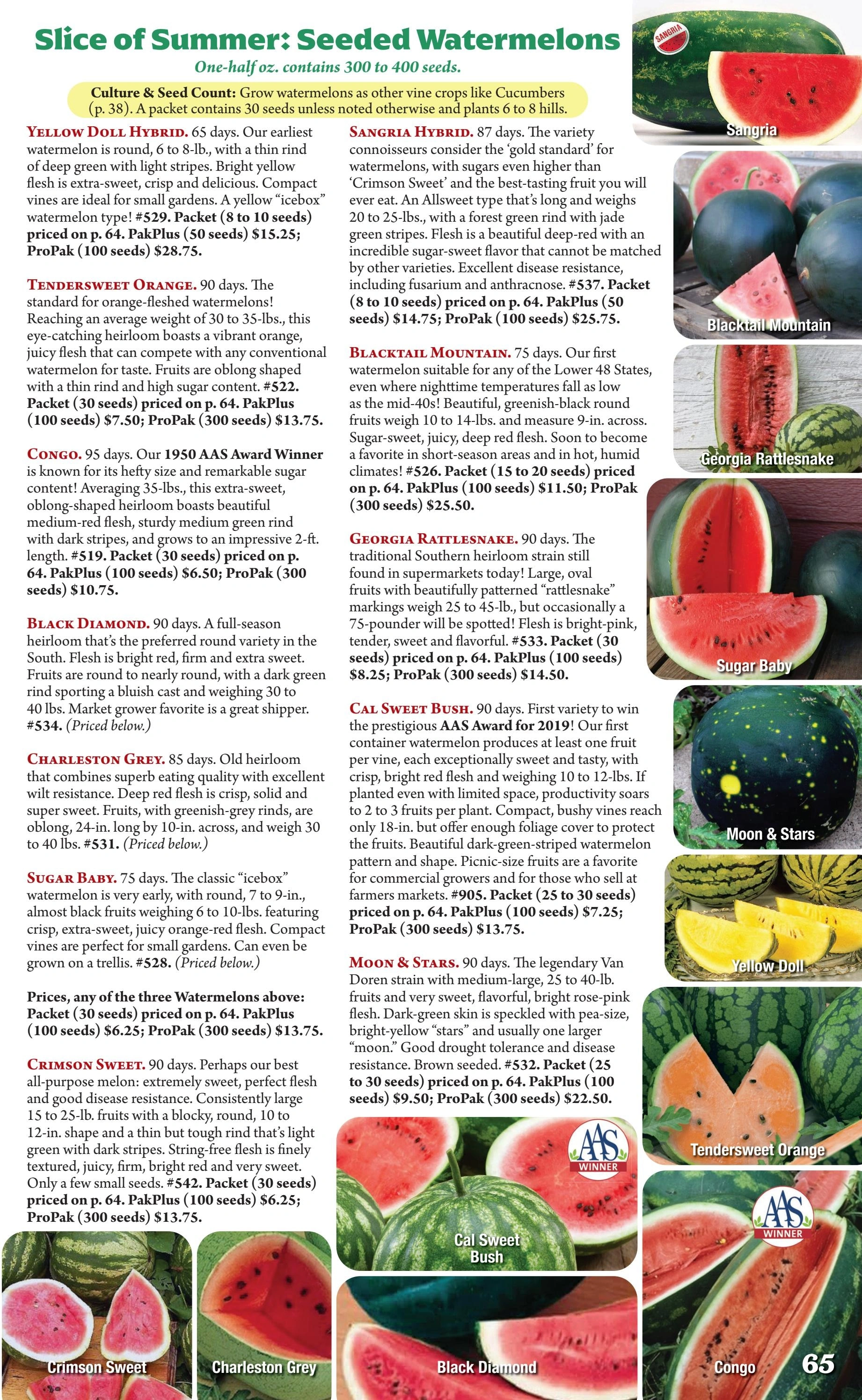 Seeds 'n Such flyer page 65