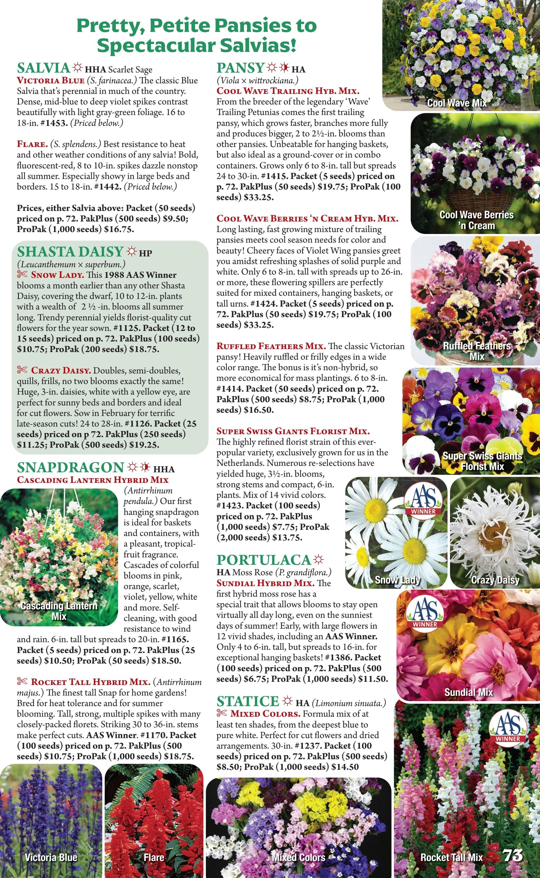 Seeds 'n Such flyer page 73