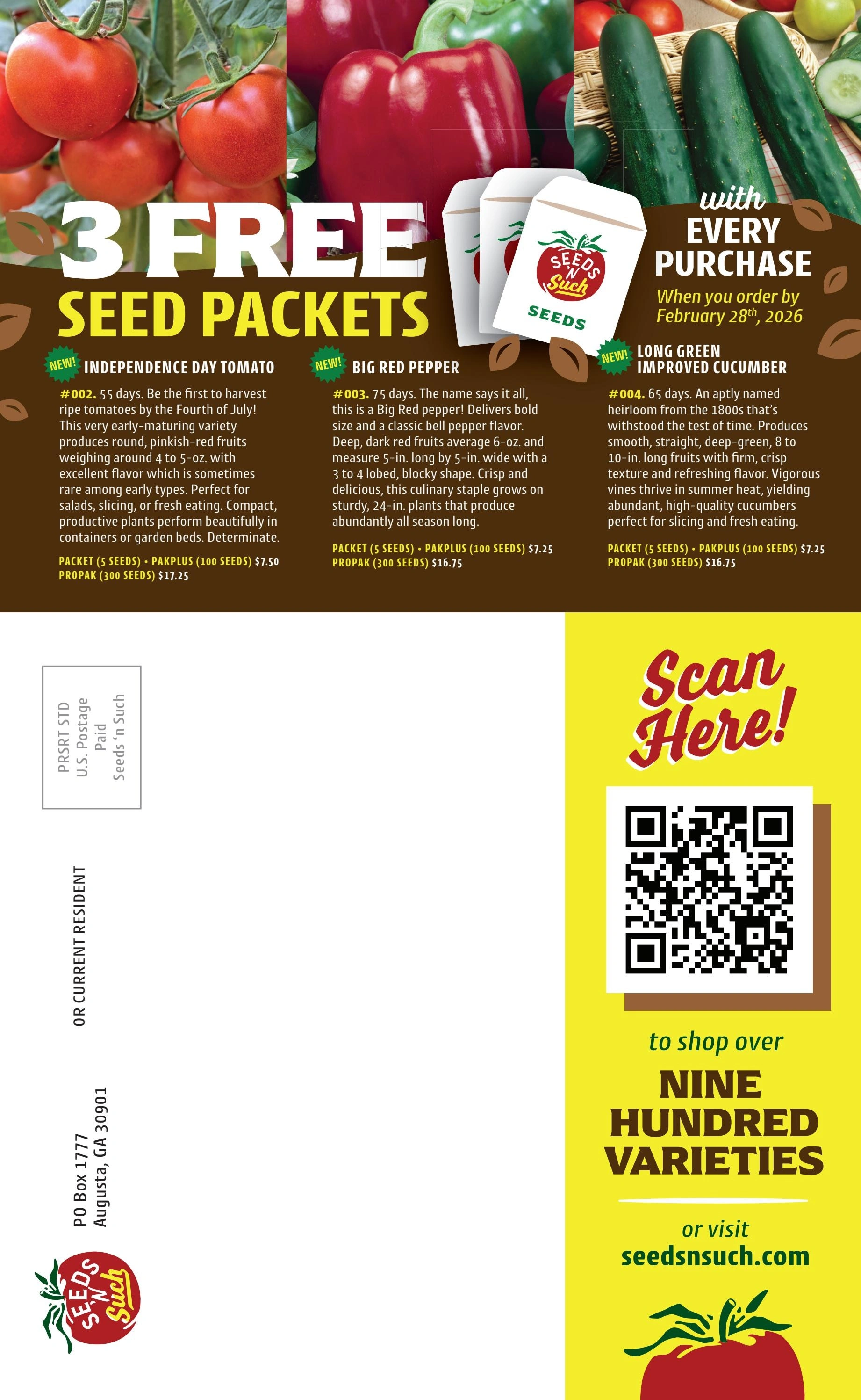 Seeds 'n Such flyer page 88
