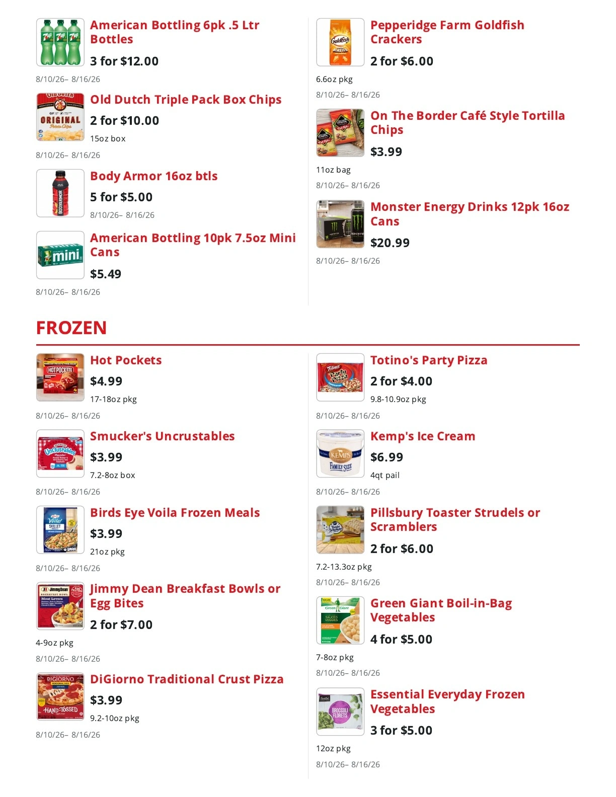 Service Food Market flyer page 5
