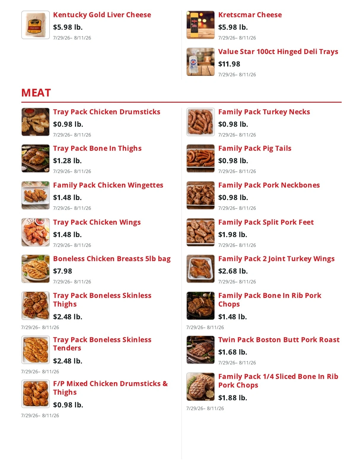 Shoppers Value Foods Louisiana flyer page 2