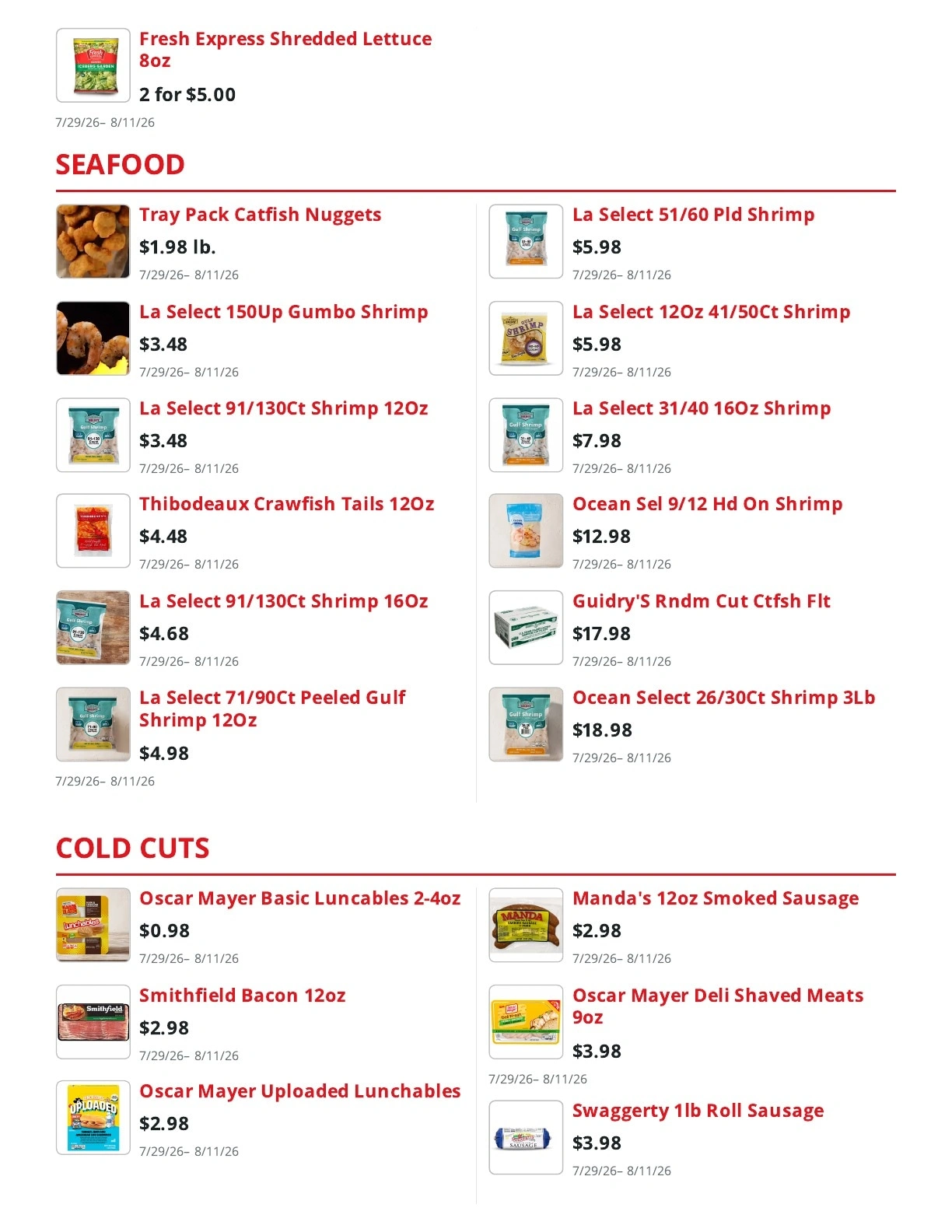 Shoppers Value Foods Louisiana flyer page 5